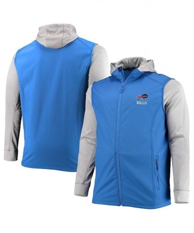 Men's Royal and Gray Buffalo Bills Big and Tall Alpha Full-Zip Hoodie Jacket $42.50 Jackets