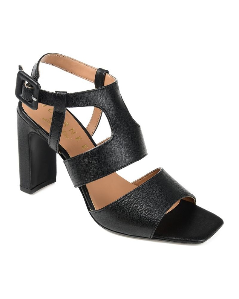 Women's Beckie Sandals Black $44.40 Shoes