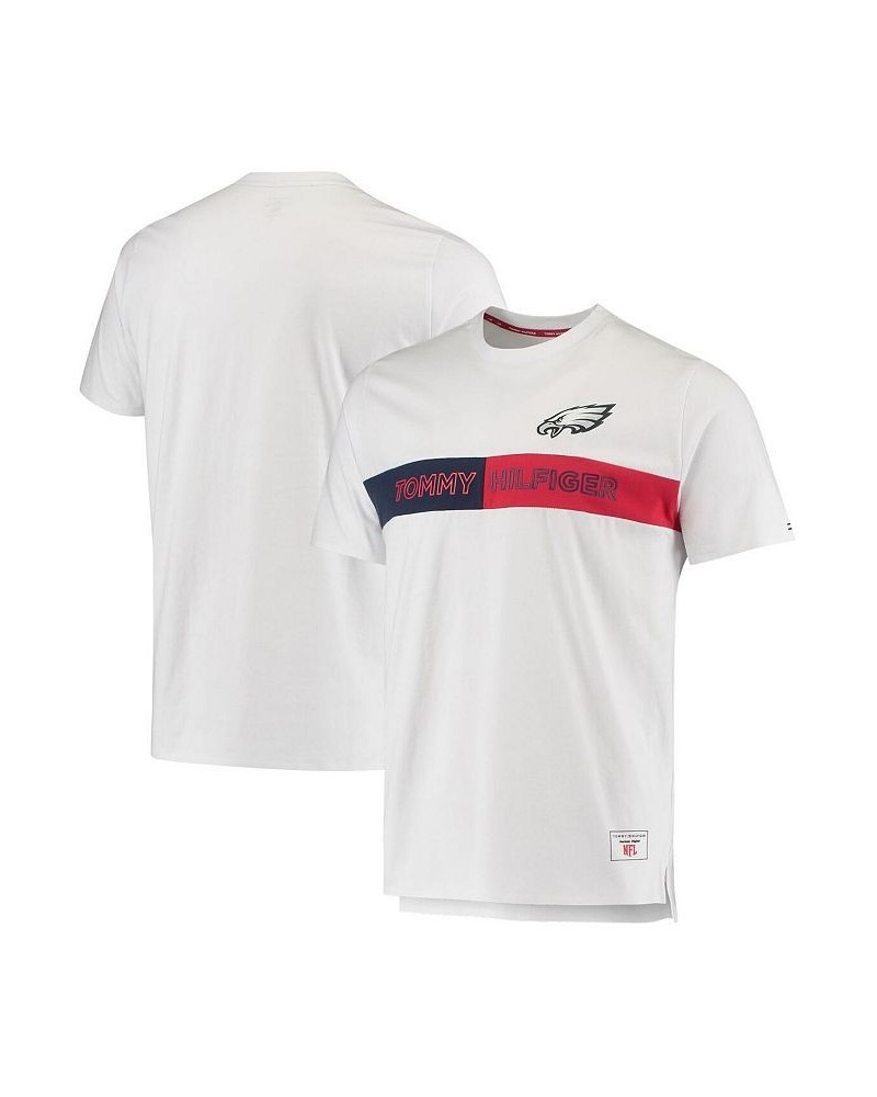 Men's White Philadelphia Eagles Core T-shirt $19.74 T-Shirts