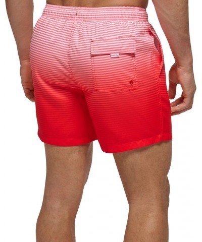 Men's 5" OmbrÉ Gradient Stripe Swim Trunks PD05 $18.12 Swimsuits