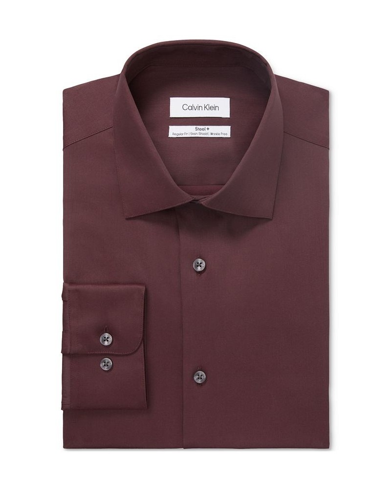 Calvin Klein Men's Steel Regular Fit Stain Shield Performance Dress Shirt PD05 $35.80 Dress Shirts