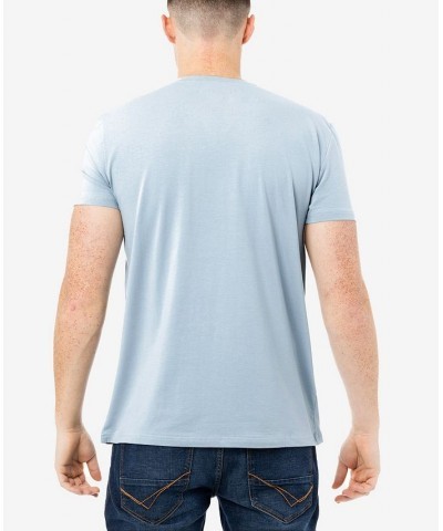 Men's Basic Notch Neck Short Sleeve T-shirt PD25 $15.29 T-Shirts