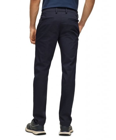 BOSS Men's Slim-Fit Trousers Blue $65.80 Pants