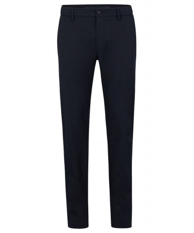 BOSS Men's Slim-Fit Trousers Blue $65.80 Pants