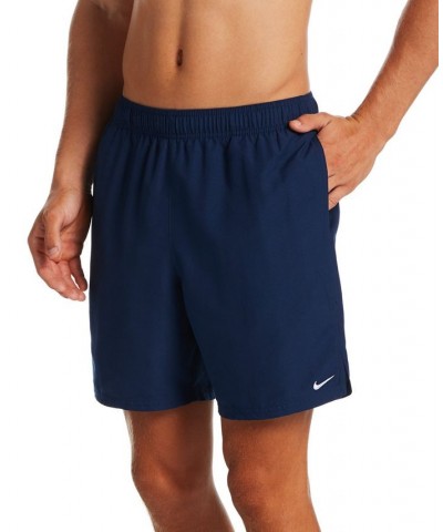 Men's Essential Lap Swoosh Logo 7" Swim Shorts PD04 $27.60 Swimsuits