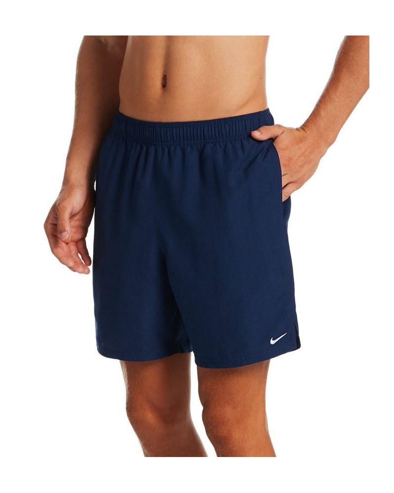 Men's Essential Lap Swoosh Logo 7" Swim Shorts PD04 $27.60 Swimsuits