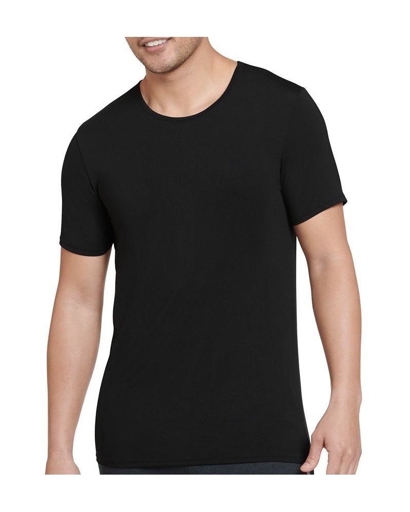 Men's Active Ultra-Soft T-Shirt Black $11.27 Undershirt