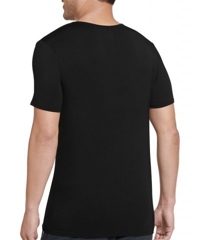 Men's Active Ultra-Soft T-Shirt Black $11.27 Undershirt