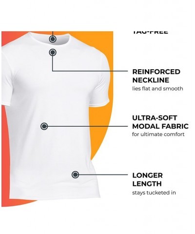 Men's Active Ultra-Soft T-Shirt Black $11.27 Undershirt