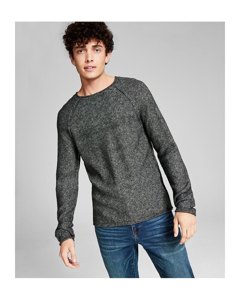 Men's Raglan Crewneck Sweater Green $16.35 Sweaters