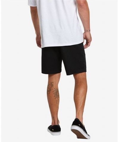 Men's Frickin Chino Elastic Waist Shorts Black $25.80 Shorts