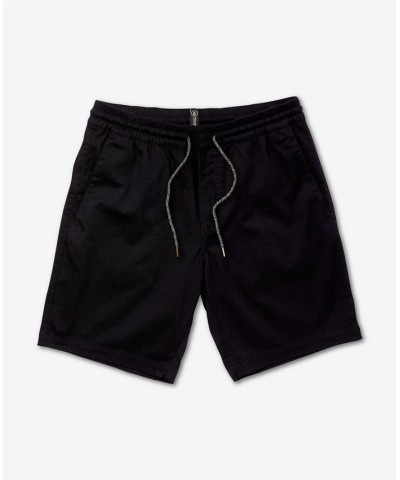 Men's Frickin Chino Elastic Waist Shorts Black $25.80 Shorts