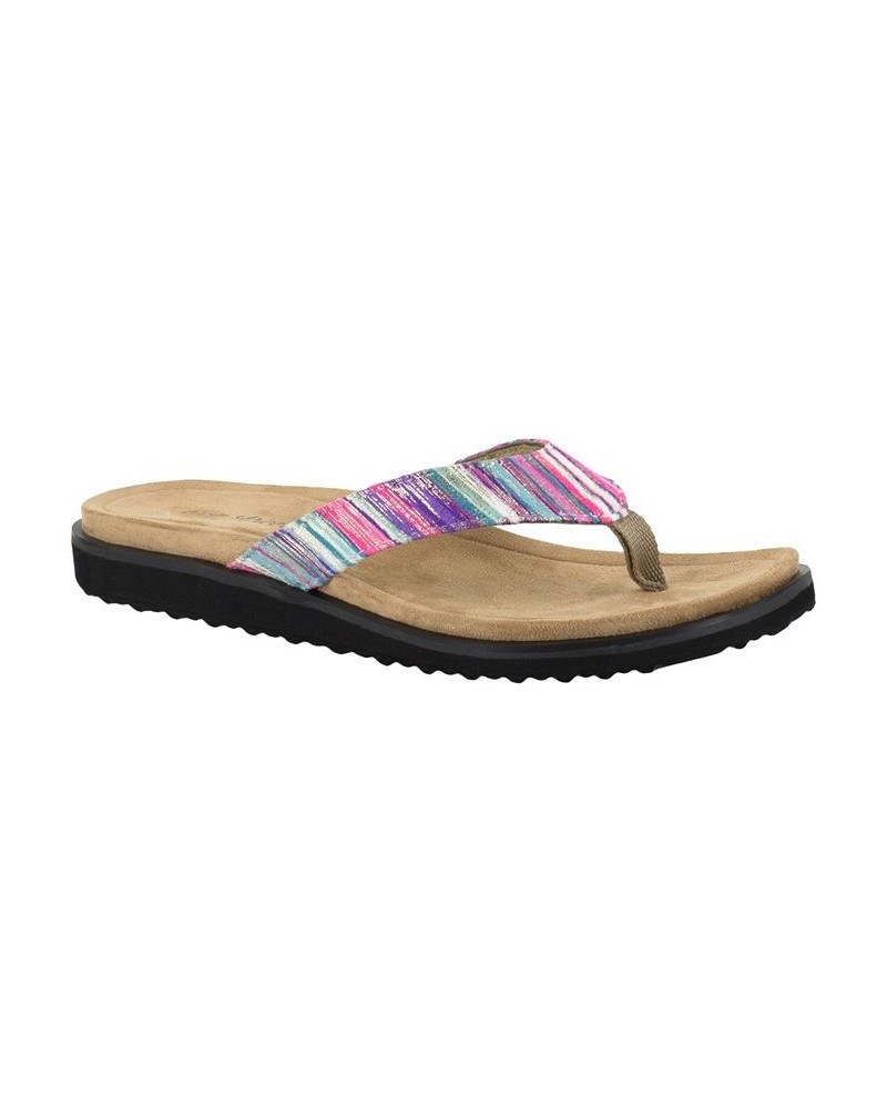 Stevie Thong Sandals Purple $28.60 Shoes