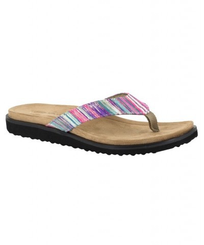 Stevie Thong Sandals Purple $28.60 Shoes