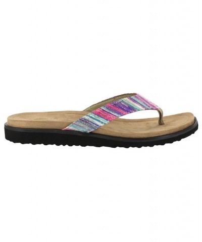 Stevie Thong Sandals Purple $28.60 Shoes