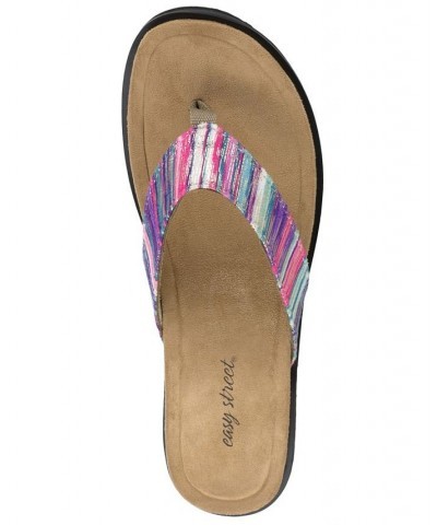 Stevie Thong Sandals Purple $28.60 Shoes