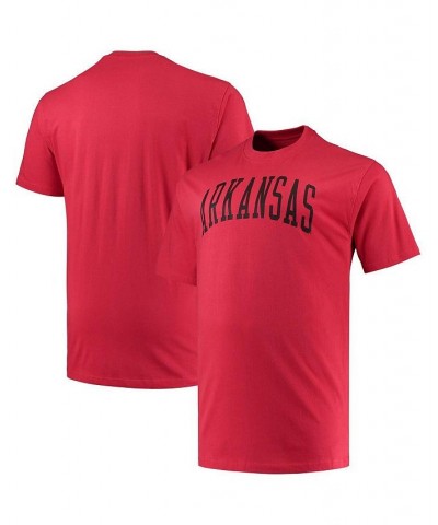 Men's Cardinal Arkansas Razorbacks Big and Tall Arch Team Logo T-shirt $16.80 T-Shirts