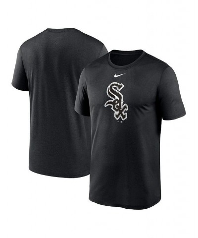 Men's Black Chicago White Sox Big and Tall Logo Legend Performance T-shirt $26.49 T-Shirts