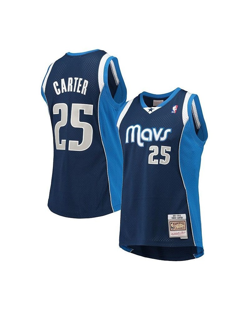 Men's Vince Carter Navy Dallas Mavericks 2011-12 Hardwood Classics Swingman Jersey $41.07 Jersey