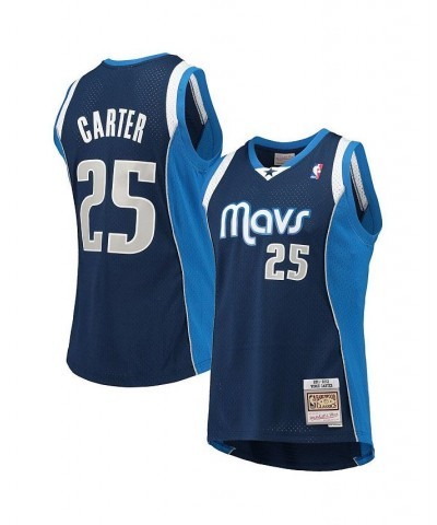 Men's Vince Carter Navy Dallas Mavericks 2011-12 Hardwood Classics Swingman Jersey $41.07 Jersey