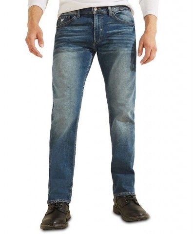 Men's Regular Straight Jeans Blue Denim $37.80 Jeans