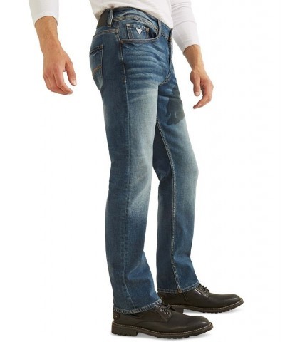 Men's Regular Straight Jeans Blue Denim $37.80 Jeans