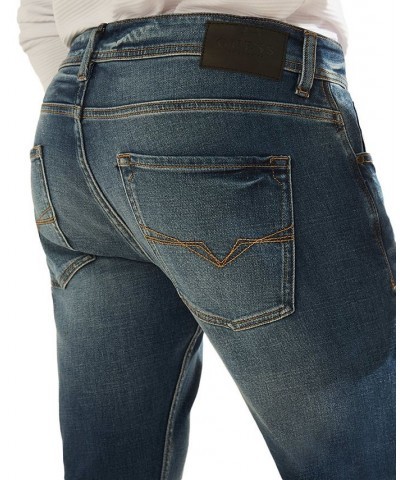 Men's Regular Straight Jeans Blue Denim $37.80 Jeans