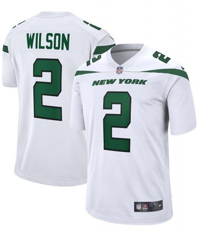 Men's Zach Wilson White New York Jets 2021 NFL Draft First Round Pick Game Jersey White $48.15 Jersey