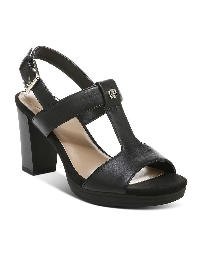 Paulette Dress Sandals Black $43.86 Shoes