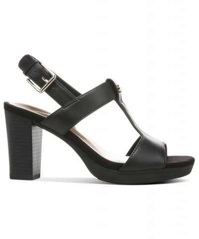 Paulette Dress Sandals Black $43.86 Shoes