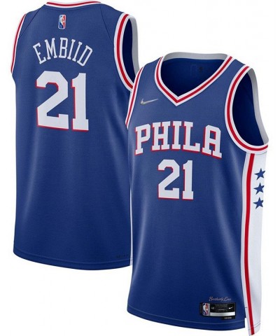 Men's Joel Embiid Royal Philadelphia 76ers 2021/22 Diamond Swingman Jersey - Icon Edition $42.80 Jersey