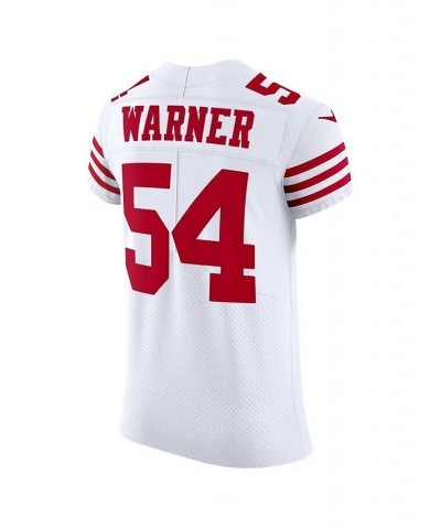 Men's Fred Warner White San Francisco 49ers Vapor Elite Jersey $112.23 Jersey