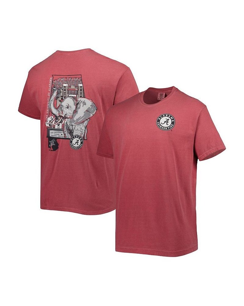 Men's Crimson Alabama Crimson Tide Hyperlocal Elephant T-shirt $23.51 T-Shirts