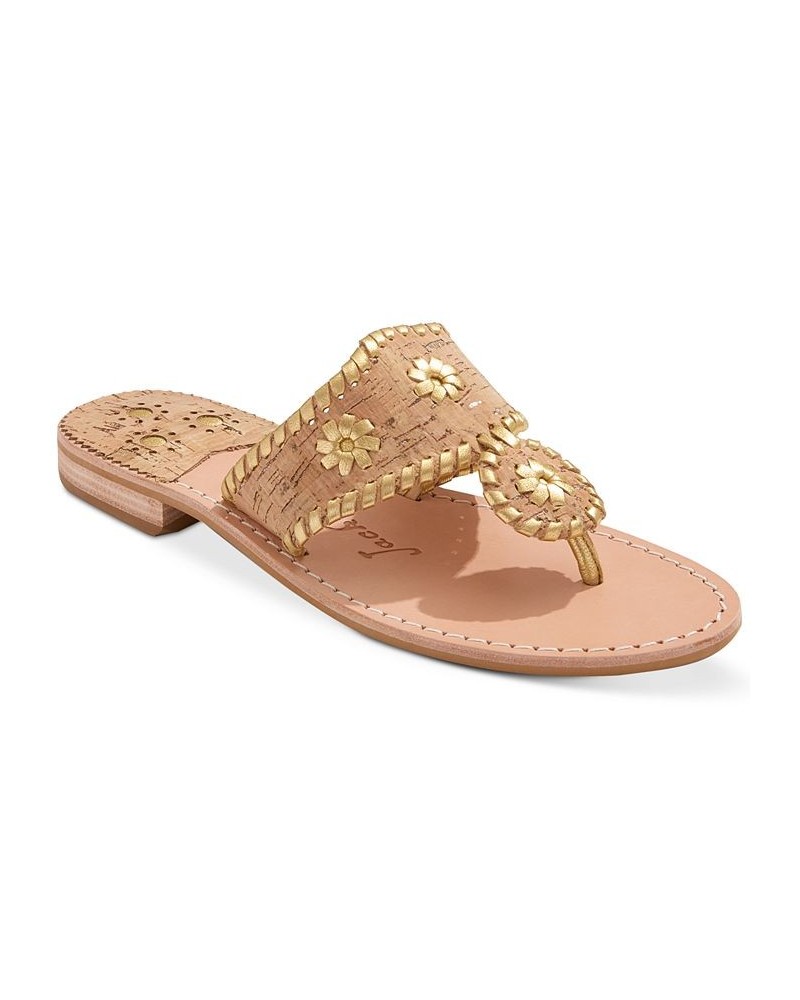 Women's Jacks Slip-On Flat Sandals PD01 $48.30 Shoes