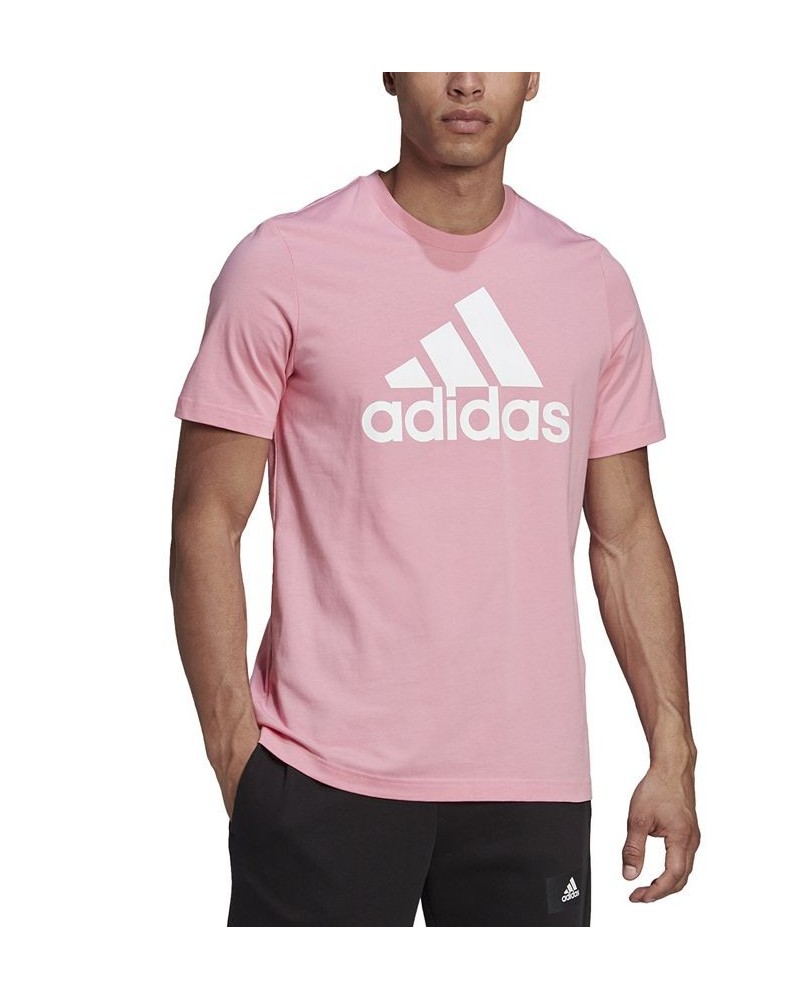 Men's Badge of Sport Logo T-Shirt Bliss Pink / Wht $14.21 T-Shirts