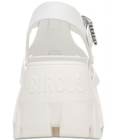 Alyson Lug Sole Fisherman Sandals White $40.33 Shoes