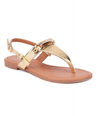 Angelica Women's Sandal Gold $24.28 Shoes