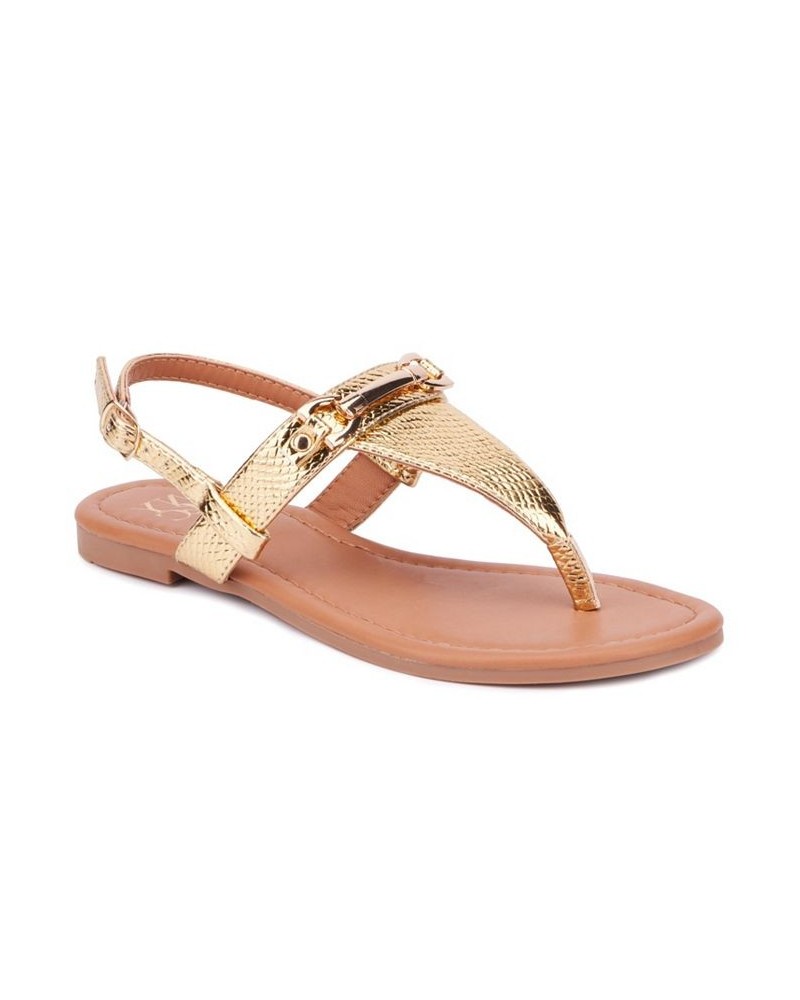 Angelica Women's Sandal Gold $24.28 Shoes