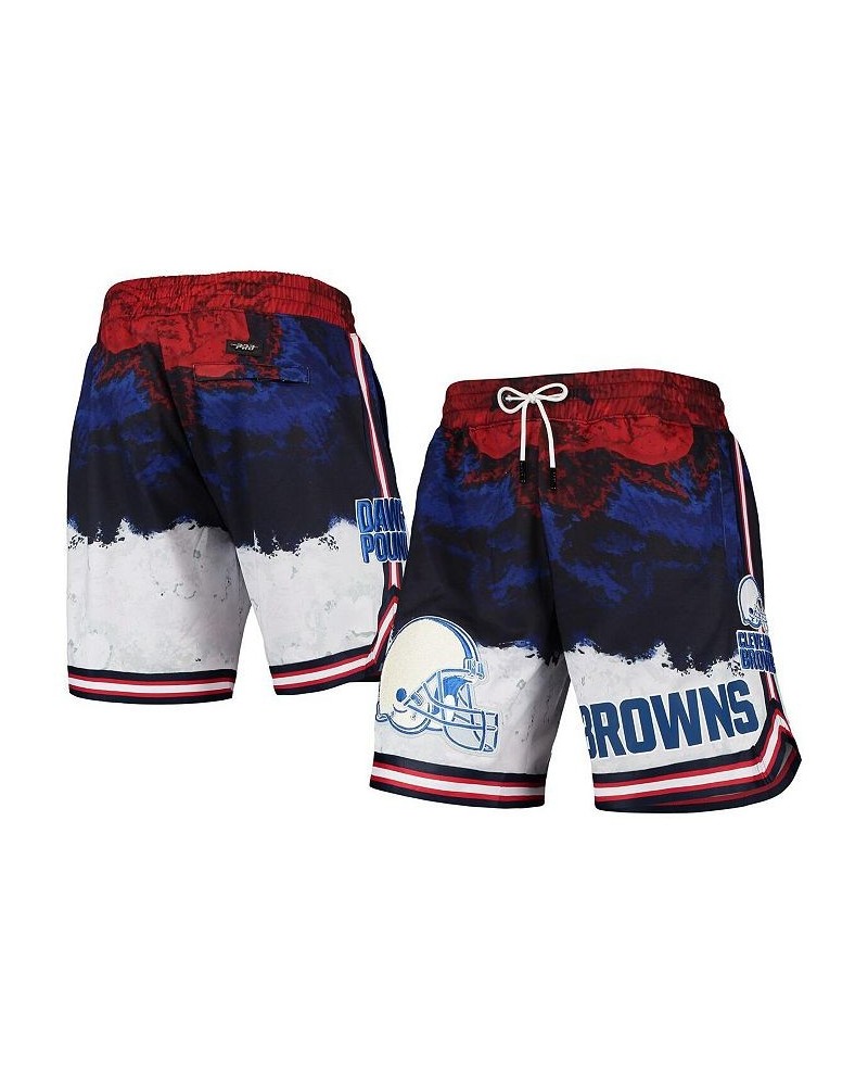 Men's Navy, Red Cleveland Browns Americana Shorts $45.10 Shorts