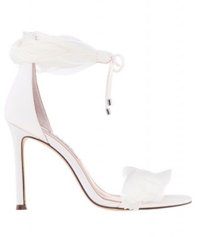 Women's Dianne Feather Detail Evening Pumps Ivory/Cream $55.93 Shoes