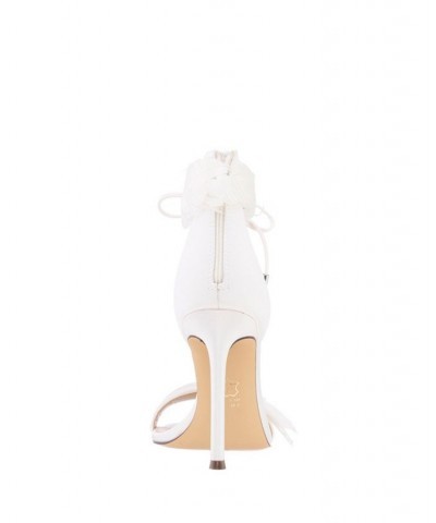 Women's Dianne Feather Detail Evening Pumps Ivory/Cream $55.93 Shoes