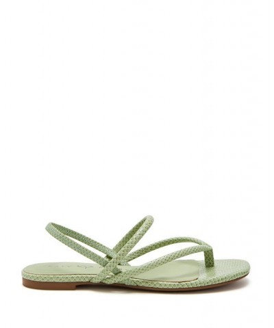 Women's The Claire Sling Back Sandals Green $40.94 Shoes