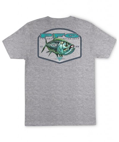 Men's PFG Graphic T-Shirt Gray $10.08 T-Shirts