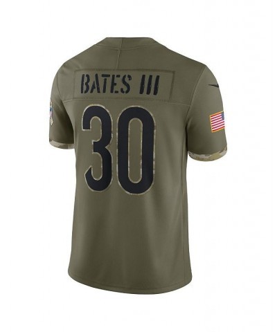 Men's Jessie Bates III Olive Cincinnati Bengals 2022 Salute To Service Limited Jersey $69.60 Jersey