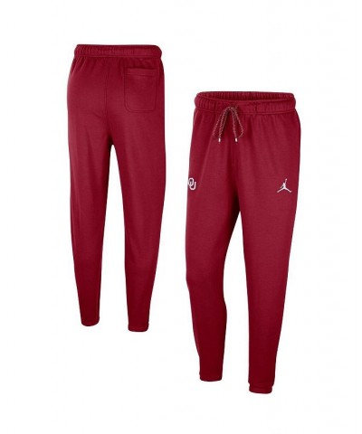 Men's Brand Crimson Oklahoma Sooners Logo Travel Fleece Pants $45.00 Pants