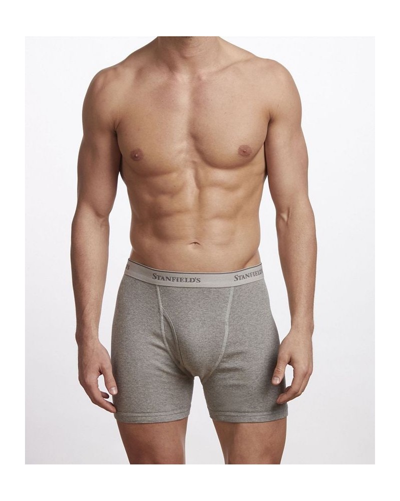 Premium Cotton Men's 2 Pack Boxer Brief Underwear, Plus Gray $33.60 Underwear