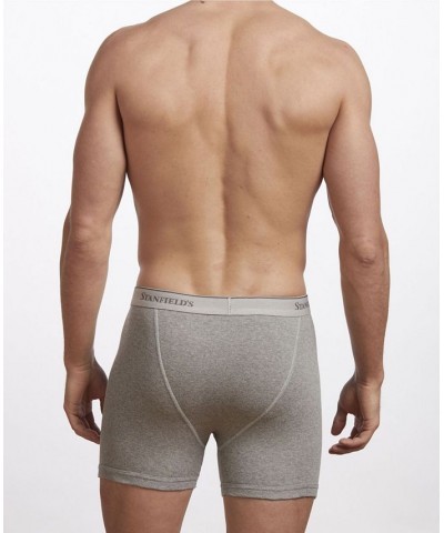 Premium Cotton Men's 2 Pack Boxer Brief Underwear, Plus Gray $33.60 Underwear