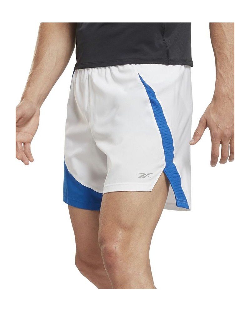 Men's Running Speedwick Colorblocked Reflective Drawstring Shorts White $22.80 Shorts