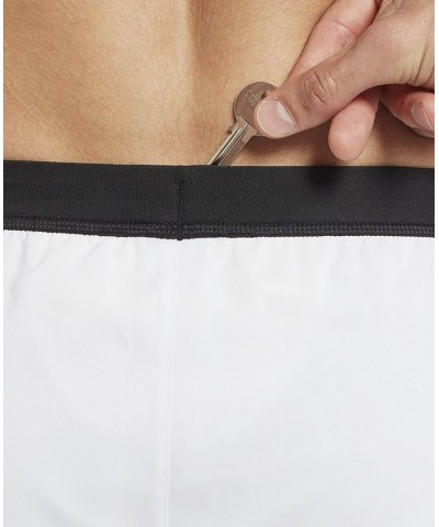 Men's Running Speedwick Colorblocked Reflective Drawstring Shorts White $22.80 Shorts