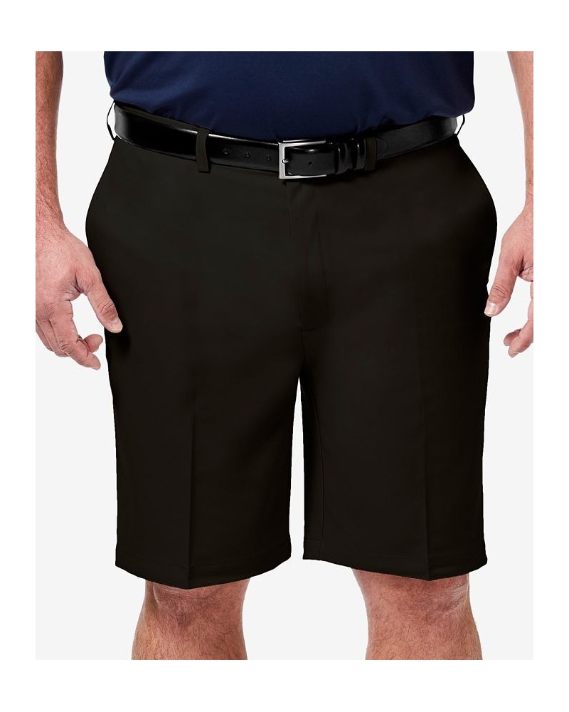 Men's Big & Tall Cool 18 PRO Classic-Fit Stretch Flat-Front 9.5" Shorts Black $22.00 Shorts